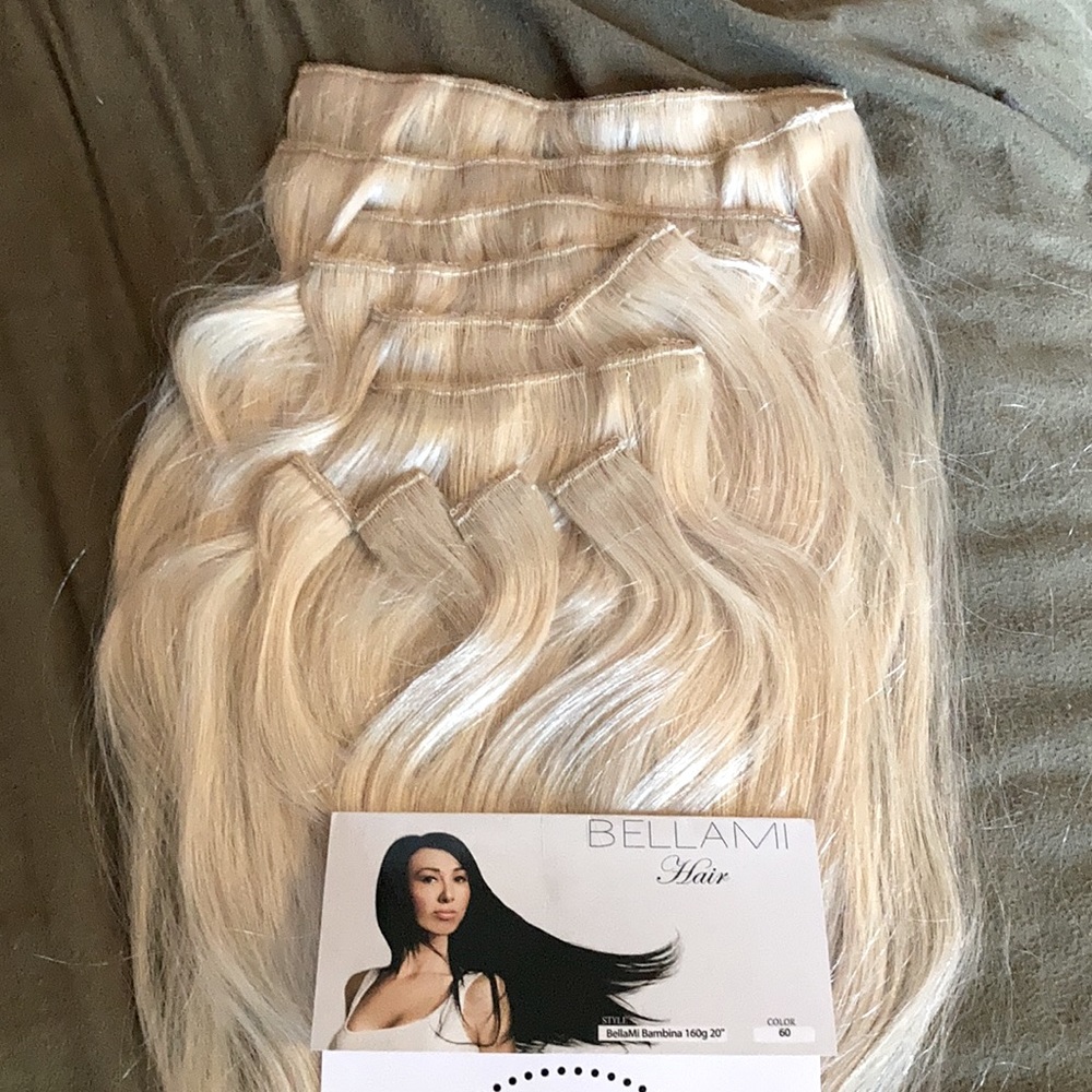 Bellami Bambina Ash Blonde Hair Extensions